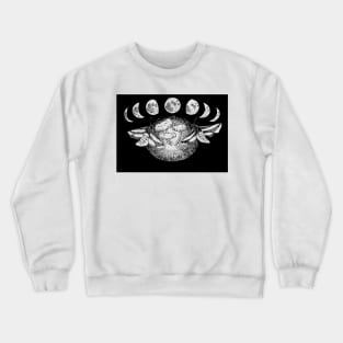 moon moth mushroom Crewneck Sweatshirt